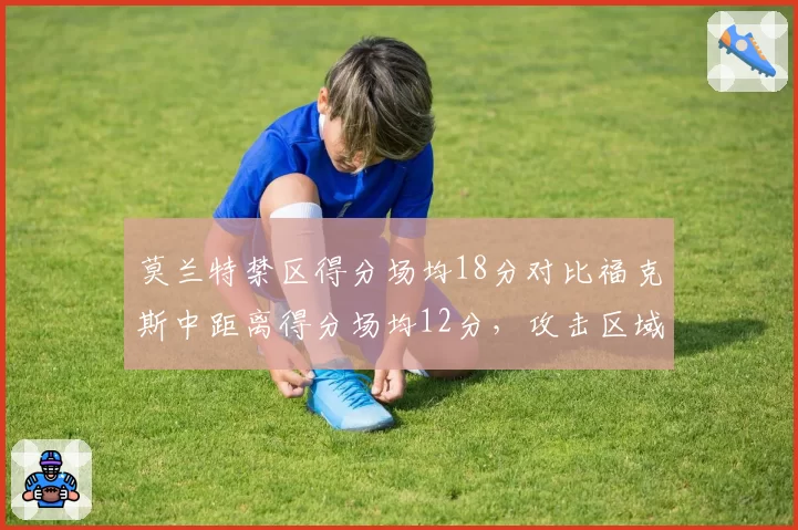 莫兰特禁区得分场均18分对比福克斯中距离得分场均12分,攻击区域决定控卫上限