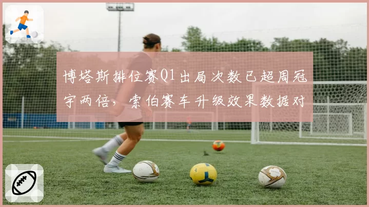 博塔斯排位赛Q1出局次数已超周冠宇两倍，索伯赛车升级效果数据对比堪忧